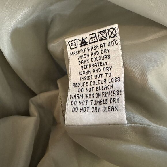 Boden Corduroy Skirt A Line Rough Edge Tan 12 L bv - Picture 8 of 9